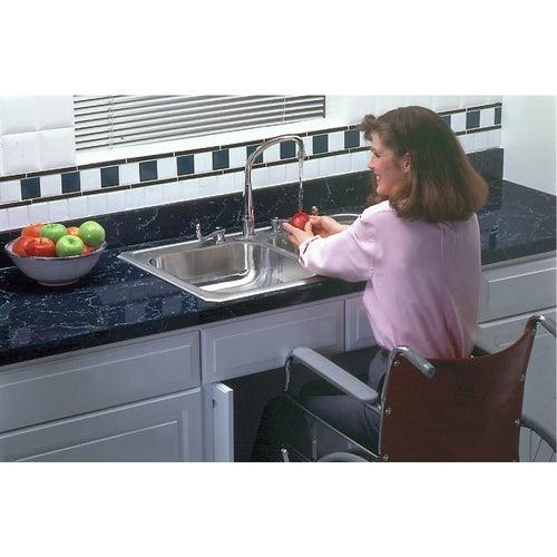 Celebrity Double Bowl Kitchen Sink, Top Mount, ADA, 33 x 21-1/4 in, 5-1/4 in Bowl Depth, 3-Hole, 20 ga Brushed Satin Steel, Stainless - nhkkgvvc3juzzxh4xbgw_x500.jpg