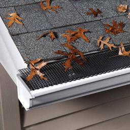 Lock-In 3 ft. Black Metal Mesh Gutter Guard - nhtwnzafdjkhpsket18w_x500.jpg