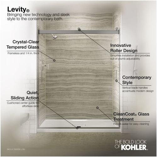 Levity 74" High x 59-5/8" Wide Bypass Semi Frameless Shower Door with Clear Glass - nhyvrsbovtsyo6ixrkot_x500.jpg