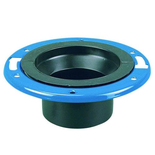 DWV Plastic Ring Closet Flange, 4 in, Spigot, ABS - njxppvejehmljnmfpyc1_x500.jpg