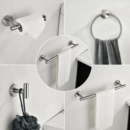 16 in. Bathroom Set with Toilet Paper Holder Towel Bar Towel Ring and Robe Hook - nlnpjqzbu8ccppyoxbvg_x500.jpg