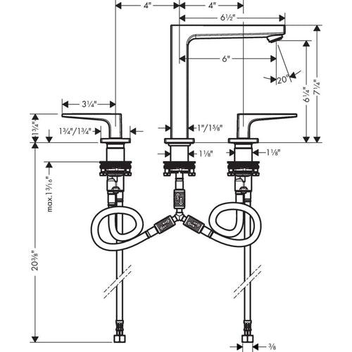 Metropol 1.2 (GPM) Widespread Bathroom Faucet - Limited Lifetime Warranty - nmbooscctzxk291ylrkk_x500.jpg