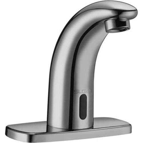 Sensor Activated, Electronic, Pedestal Hand Washing Faucet for Tempered or Hot/Cold Water Operation with 4" Trim Plate. Battery Powered. - nmt4uhu6npr9shzzqvlv_x500.jpg