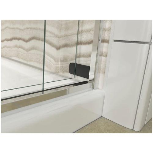 Levity 74" High x 59-5/8" Wide Bypass Semi Frameless Shower Door with Clear Glass - nnecownv43ucbcrtob9p_x500.jpg