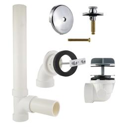 Bath Drain Full Kit, Lift & Turn, PVC, Polished Chrome - nocr216wzxuu6sxyouxc_800x500@2x.jpg