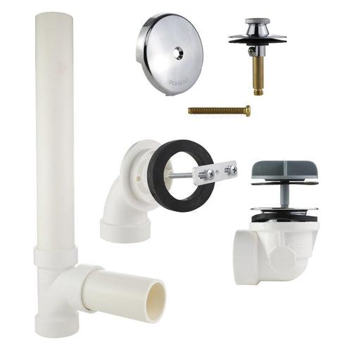 Bath Drain Full Kit, Lift & Turn, PVC, Polished Chrome - nocr216wzxuu6sxyouxc_x500.jpg