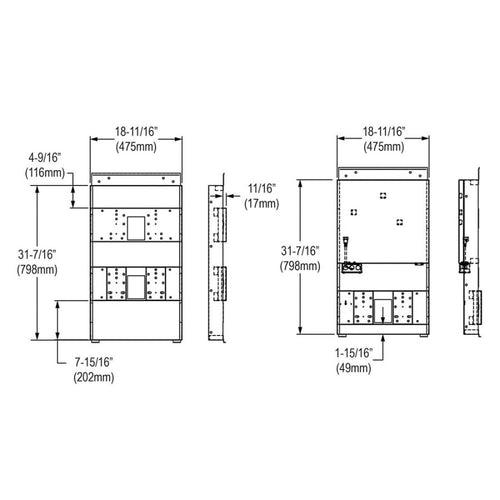 Mounting Frame for Bi-level In-Wall Non-refrigerated Bottle Filling Stations With Integral Fountain - nox9uukgrcz4jztpyi36_x500.jpg