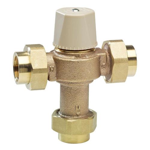 LFMMV Mixing Valve, 1/2 in, Union FNPT, Bronze, Rough Bronze - npiqm5cafq5lbsdwi3sh_x500.jpg