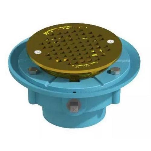 7020 Floor Drain, 2 in Outlet, Instant Set, 5 in Round Brass Top - nqiksupojj3ij9v21mdw_x500.jpg