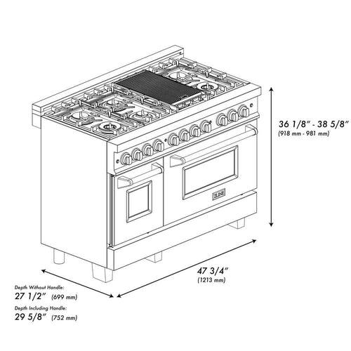 48"W 6.0 Dual Fuel Range Stainless Steel W Gold - nqn1rrab3ifbodx5vbhd_x500.jpg