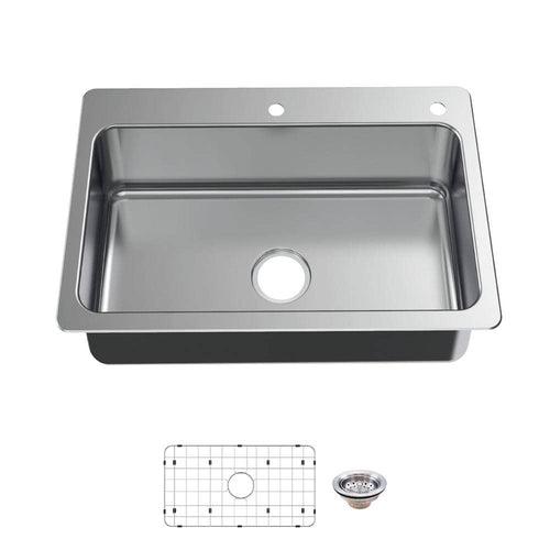 Bratten 33 in. Drop-In Single Bowl 18 Gauge Stainless Steel Kitchen Sink with Accessories - ntwx7qupovyigssy6wkx_x500.jpg