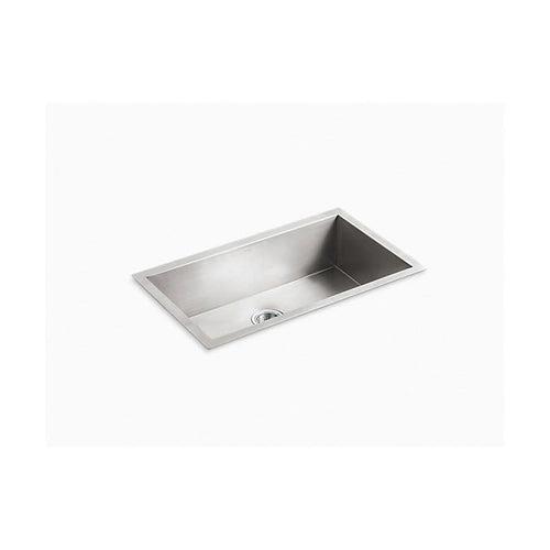 Vault™ Single Bowl Kitchen Sink, Under Mount, 32 x 18-15/16 in, 9-5/16 in Bowl Depth, 18 ga Satin Steel, Stainless - nvhka3gipync4vtlc9dw_x500.jpg