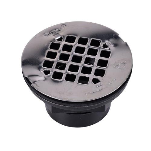 2 in, 101 PS ABS Solvent Weld Shower Drain with Stainless Steel Strainer - nzlnicqyx6avbbdjlegb_x500.jpg