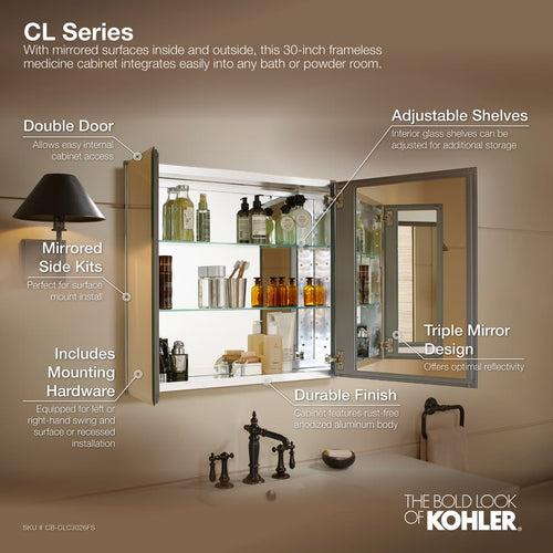 30" x 26" Double Door Reversible Hinge Frameless Mirrored Medicine Cabinet - o3kdl1e5tyw3oy4rxphp_x500.jpg