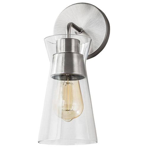 1-Light Brushed Nickel Wall Sconce with Clear Glass - o6ra8xjkoc6c8pannlec_x500.jpg