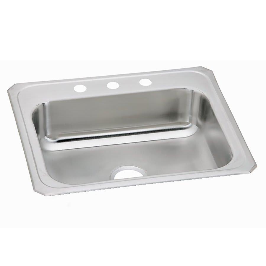 Celebrity Single Bowl Kitchen Sink, Top Mount, 25 x 21-1/4 in, 6-3/4 in Bowl Depth, 1-Hole, 20 ga Brushed Satin Steel, Stainless - o836prckvsijrw60ygbx_800x500@2x.jpg