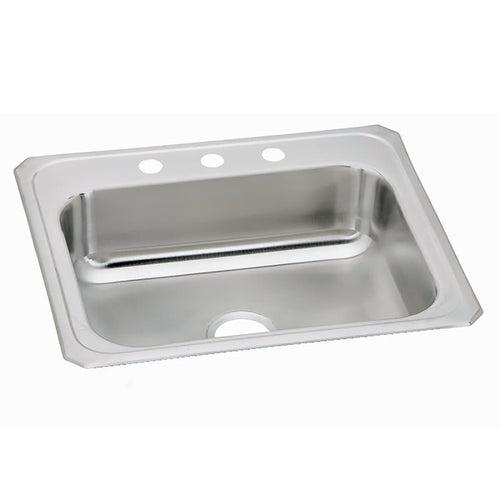 Celebrity Single Bowl Kitchen Sink, Top Mount, 25 x 21-1/4 in, 6-3/4 in Bowl Depth, 1-Hole, 20 ga Brushed Satin Steel, Stainless - o836prckvsijrw60ygbx_x500.jpg