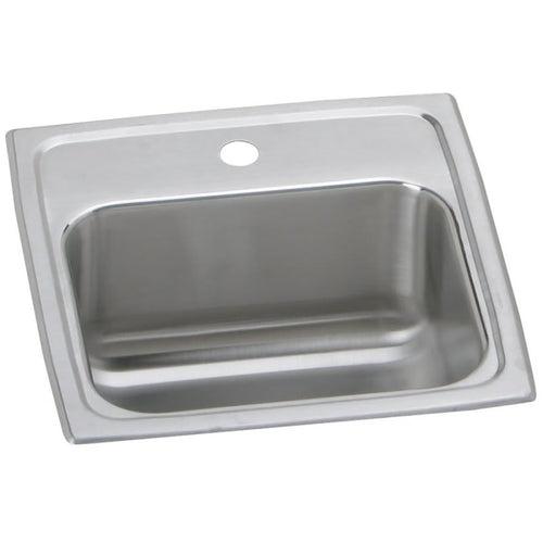 Celebrity Single Bowl Bar Sink, Top Mount, ADA, 15 x 15 in, 6 in Bowl Depth, 1-Hole, 20 ga Brushed Satin Steel, Stainless - oa3exfs4lt9mag4pmsk5_x500.jpg