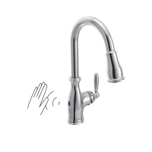 Brantford 1.5 GPM Single Hole Pull Down Kitchen Faucet with Duralast, Duralock, MotionSense, PowerClean, and Reflex Technology - Includes Escutcheon - ob8bifk9juxocuoupxmn_x500.jpg