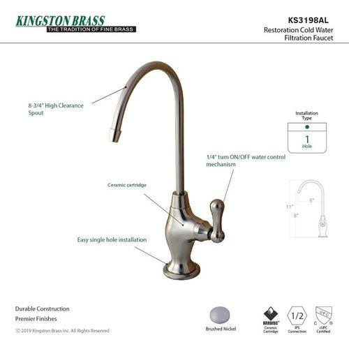 Restoration Water Dispenser, Lever Handle, Brushed Nickel - obesdu2hfixts0ijwsgu_x500.jpg