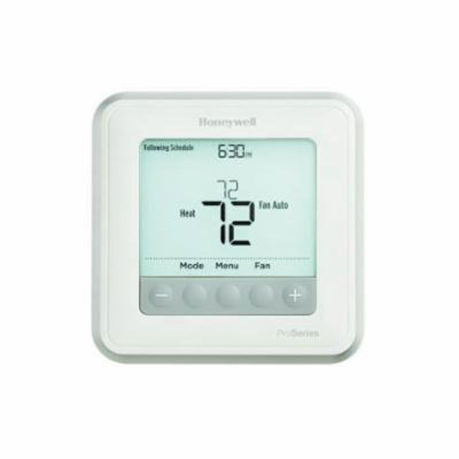 Tradeline® 6000 Thermostat, Programmable Thermostat, 40 to 90 deg F Heat/50 to 99 deg F Cool Control, 1 deg F Differential, Relay Switch, RC, R, C, W, W2 - AUX, Y, Y2, O/B, G, K, E, L/A, S, S Terminal - odd7axwnmmiyx0vai4ys_800x500@2x.jpg