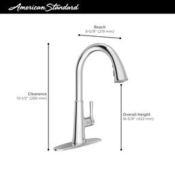 Renate 1.5 GPM Single Hole Pull Down Kitchen Faucet - Includes Escutcheon - odtktxwtpfgilpwfynu3_x500.jpg