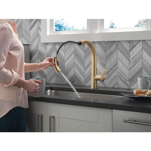 Keele 1.8 GPM Single Hole Pull Down Kitchen Faucet MagnaTite and Touch-Clean Technology - oebseu5iafa7lz37pgi1_x500.jpg