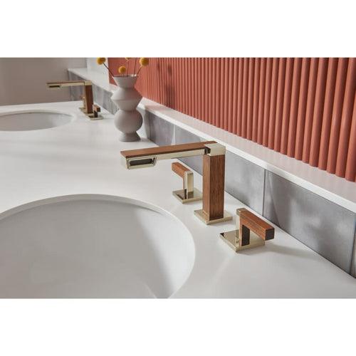 Frank Lloyd Wright 1.2 GPM Widespread Bathroom Faucet with Side Spout Laminar Flow - Less Handles and Drain Assembly - oesl3tos6a6iteefa0vz_x500.jpg