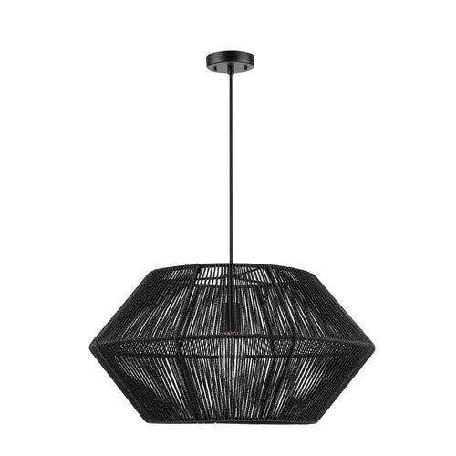 Terra 1-Light Matte Black Chandelier with Natural Twine Shade and Designer Black Cloth Hanging Cord - ogc6au8hpjyapfhaiq9p_x500.jpg