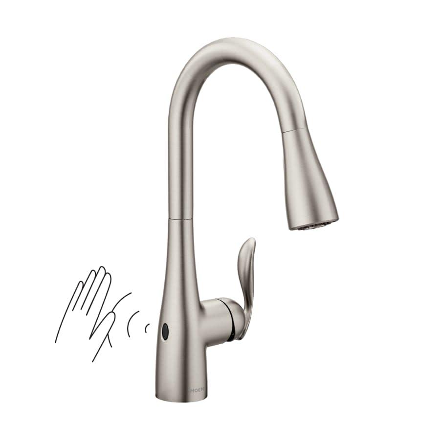 Arbor Pull-Down High Arc Kitchen Faucet with MotionSenseâ¢, Power Cleanâ¢, and Reflexâ¢ Technology - Includes Escutcheon Plate - old1klyty21iefgujmoe_800x500@2x.jpg