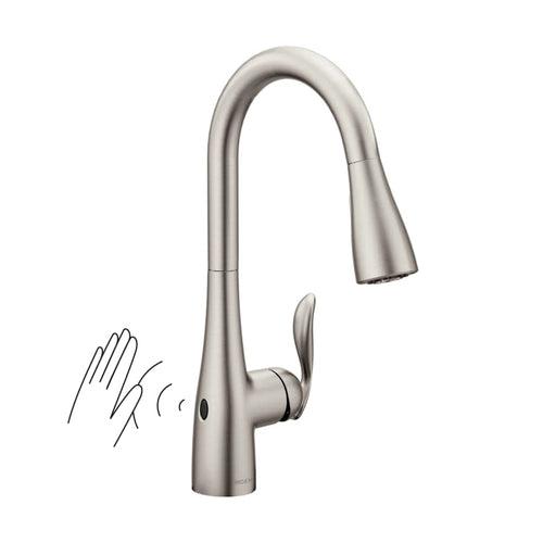 Arbor Pull-Down High Arc Kitchen Faucet with MotionSenseâ¢, Power Cleanâ¢, and Reflexâ¢ Technology - Includes Escutcheon Plate - old1klyty21iefgujmoe_x500.jpg