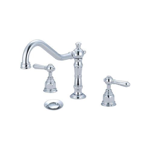 Americana Widespread Lavatory Faucet, ADA, 2 Handle, 3-Hole, 1.2 gpm, Polished Chrome - olrff5wn8reedvhuow6a_x500.jpg