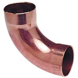 DWV Long Turn 90 deg Elbow, 1-1/2 in, C, Copper - onlnasagdwqj55nrrhur_x500.jpg