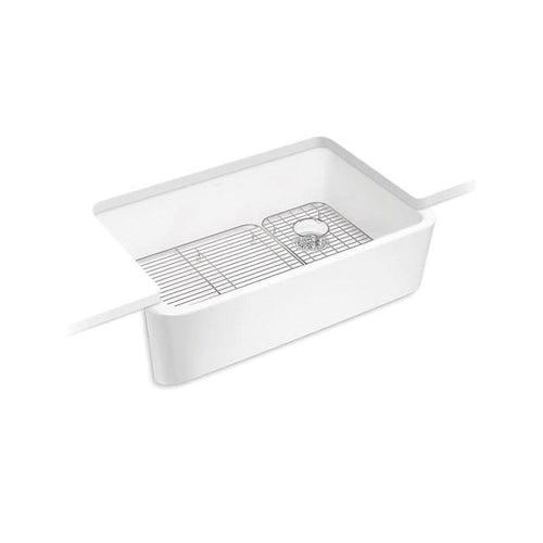 Ironridge™ Single Bowl Kitchen Sink, Apron Mount, 34 x 22 in, 10-1/16 in Bowl Depth, Cast Iron, White - onstg1cbbmcqgcxtczia_x500.jpg