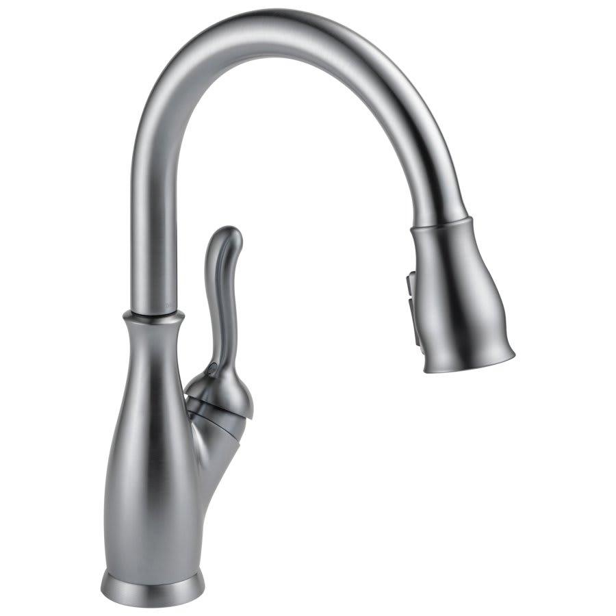 Leland® Kitchen Faucet, Deck Mount, ADA, 1 Lever Handle, 1 or 3-Hole, Arctic Stainless - ooq6frwgyu0aaqsvnnai_800x500@2x.jpg