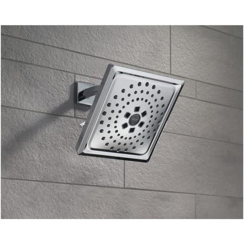 Universal Showering 7-5/8" Square 1.75 GPM Shower Head Full Spray Pattern with Touch Clean and H2Okinetic Technology - opt33genv3pav0gncwza_x500.jpg