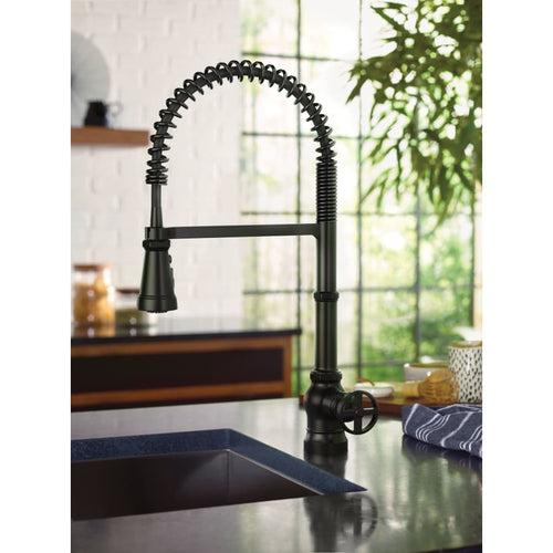 Paterson 1.5 GPM Single Hole Pre-Rinse Pull Down Kitchen Faucet with Power Boost - oqryl6ovai3avkngrsgp_x500.jpg