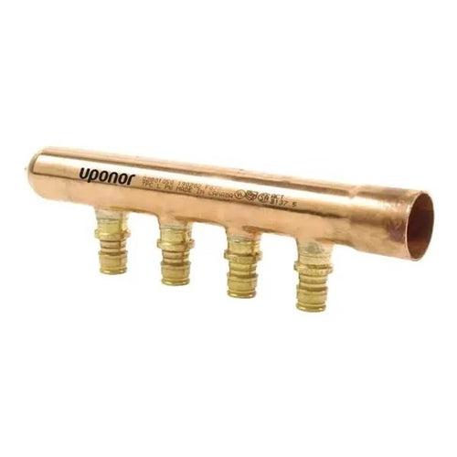 ProPEX® 4-Port Manifold, 1/2 in, Expansion PEX Mains, Brass/Copper - orbxok3wixdqt6xxveu9_x500.jpg