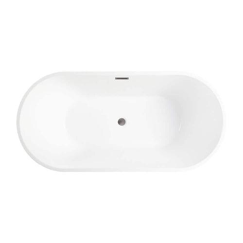 Bordeaux 54 in. Acrylic Flatbottom Freestanding Bathtub in White/Brushed Nickel - oscnq0vandntecjvqho4_x500.jpg