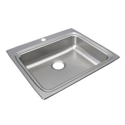 Lustertone™ Classic Single Bowl Kitchen Sink, Top Mount, ADA, 25 x 22 in, 5-1/8 in Bowl Depth, 1-Hole, 18 ga Lustrous Satin Steel, Stainless - osqxyr2z6cpnw9o6rigg_800x500@2x.jpg