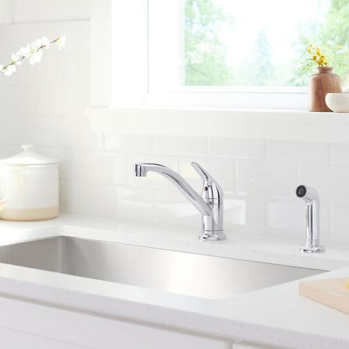 Jolt 1.5 GPM Single Hole Kitchen Faucet - Includes Side Spray Escutcheon - ous59h1btpufmd56wqz8_x500.jpg