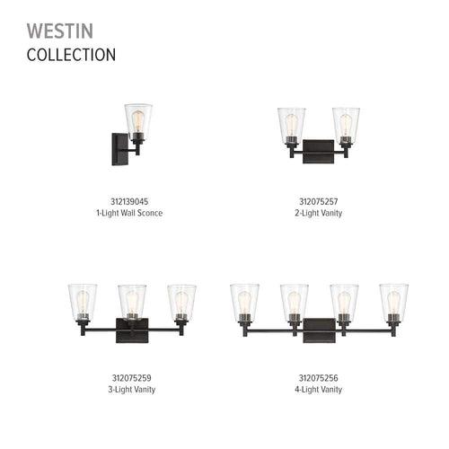 Westin 5.25 in. 1-Light Matte Black Modern Industrial Vanity with Clear Glass Shade - ox9u85mevnlrhs5yzmxv_x500.jpg