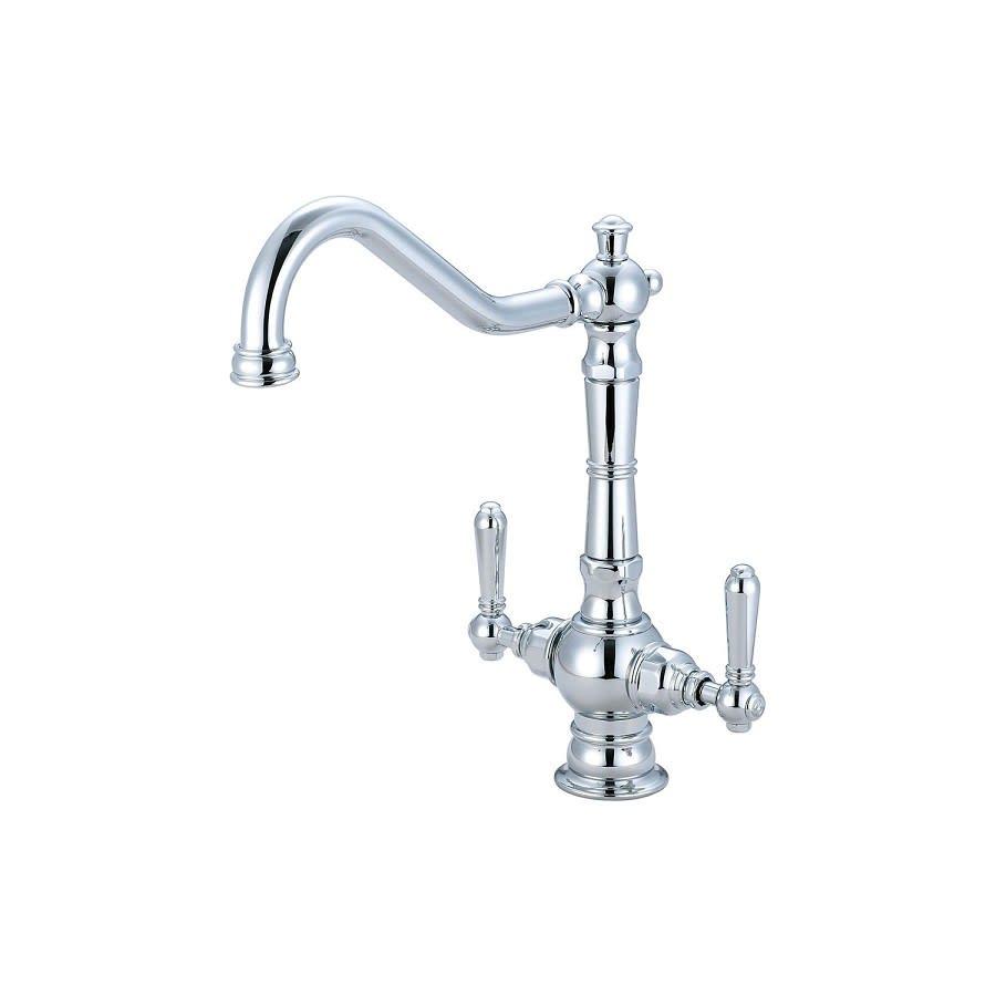 Americana Kitchen Faucet, Deck Mount, ADA, 2 Lever Handles, 1-Hole, Polished Chrome - oz6clpt9ovwr4qnkdkzq_800x500@2x.jpg