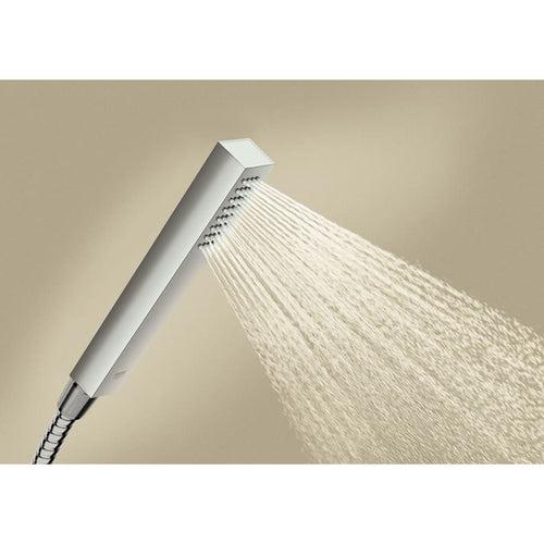 Euphoria Cube Single Function Hand Shower Package with DreamSpray and SpeedClean Technology - Includes Slide Bar, Hose and Bracket - p7jsfnts1ey5gbnmr4ky_x500.jpg