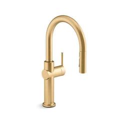 Crue™ Kitchen Faucet, Deck Mount, ADA, 1 Lever Handle, 1-Hole, Vibrant Brushed Moderne Brass - p9vp6c8vsb4pfzpseflc_x500.jpg