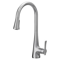 Sinema 1.5 GPM Single Hole Pull Down Kitchen Faucet with Reflex, Duralock and Duralast - palepq7swg47vzyfgtmk_x500.jpg