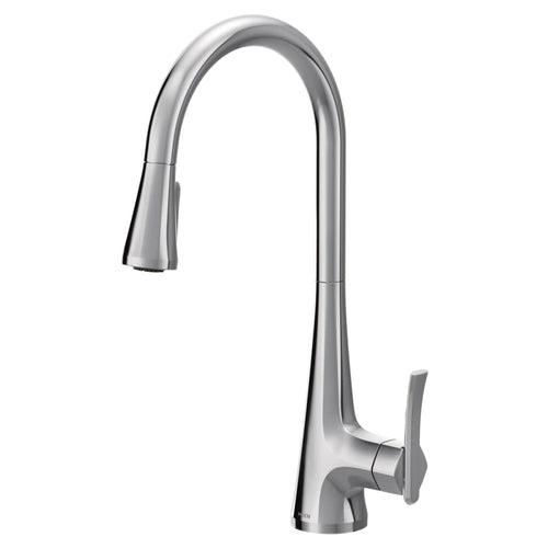 Sinema 1.5 GPM Single Hole Pull Down Kitchen Faucet with Reflex, Duralock and Duralast - palepq7swg47vzyfgtmk_x500.jpg