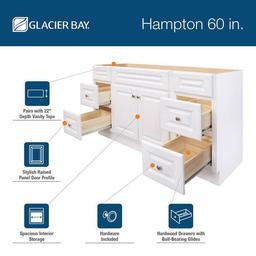 Hampton 60 in. W x 21 in. D x 33.5 in. H Bath Vanity Cabinet without Top in White - pbdohujuepd8mttughwy_x500.jpg