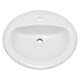 Rockaway 20-1/2" Oval Vitreous China Drop In Bathroom Sink with Overflow and 1 Faucet Hole at 0" Centers - pcjwwjtvni4d0qabdkmk_x500.jpg