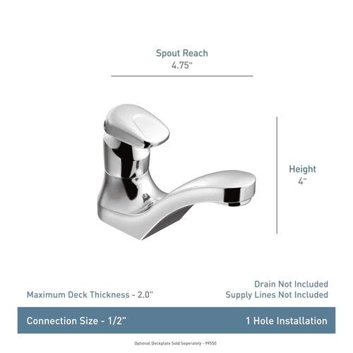 Single Handle Single Hole Metering Bathroom Faucet from the M-PRESS Collection (Valve Included) - pfcel89bp5xmfk9jujgu_x500.jpg